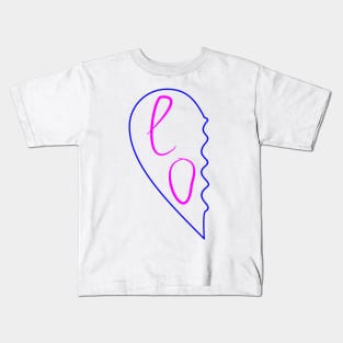 Left half of the heart Kids T-Shirt